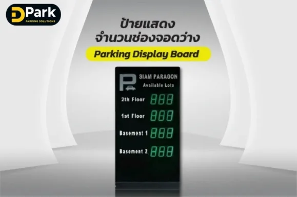 ป้ายแสดงจำนวนช่องจอดว่าง