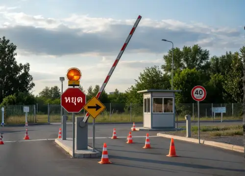 อุปกรณ์จราจรหน้าด่าน