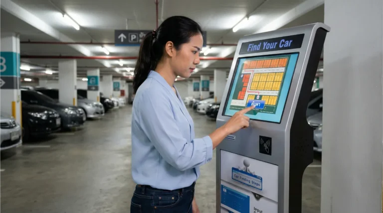 ระบบ Find My Car ระบบค้นหารถในลานจอด สำหรับอาคารและห้างสรรพสินค้า